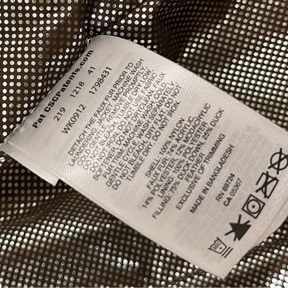 Columbia Women’s Lay D Down II Olive Green Khaki Parka Jacket Gorpcore Size XS - Picture 7 of 13